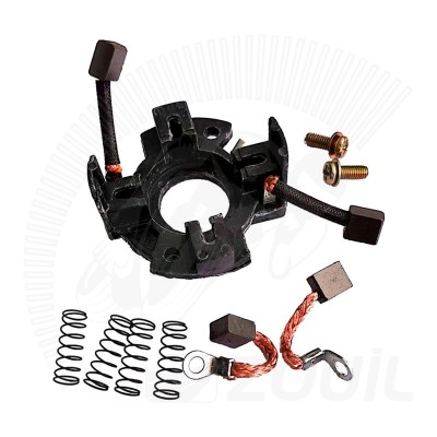 Suporte e Escovas YBR125 [00-08] / YBR125 Factor [09-16] / XTZ125 [03-16] (Motor de Partida Zouil 3MTB102119)